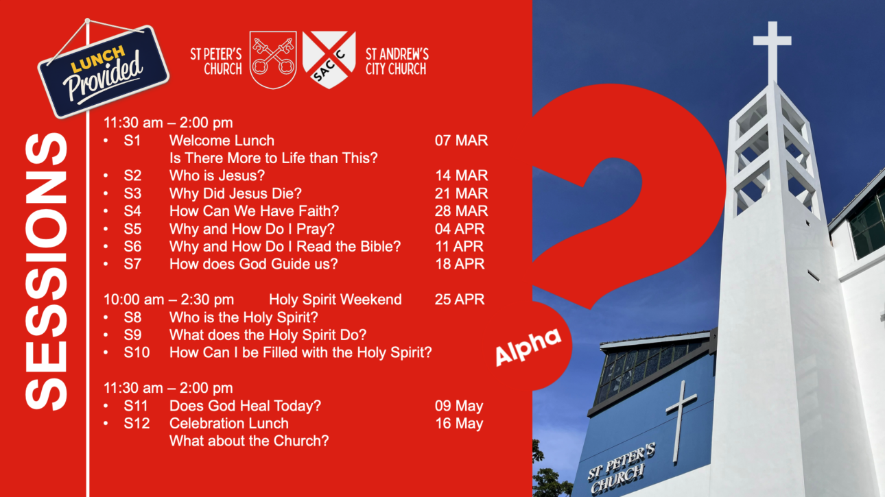 Got questions about life? – The Alpha Course