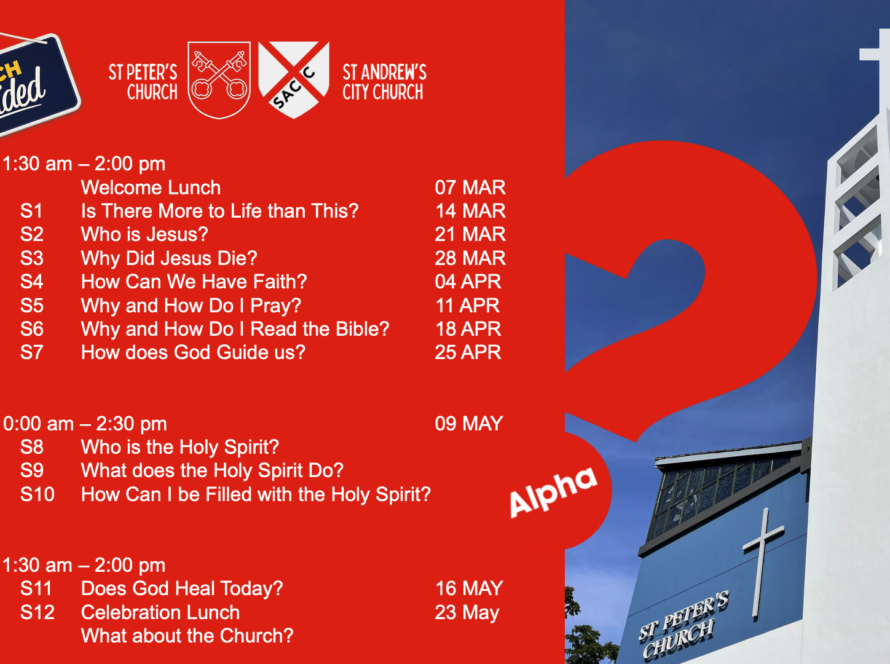 Got questions about life? – The Alpha Course